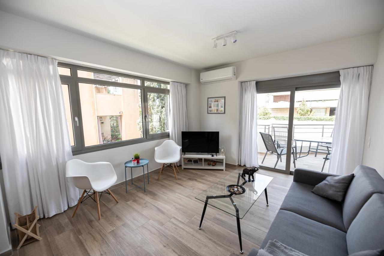 Design Apartment With Swimming Pool Near The Beach Atény Exteriér fotografie
